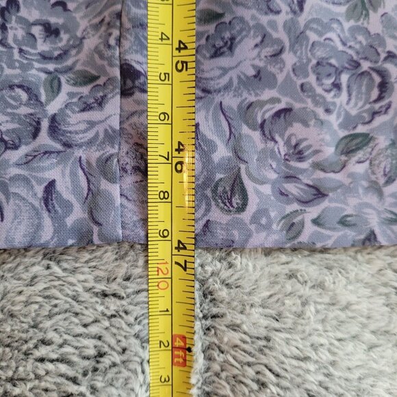 VTg Teddi Dress Sz 6P Purple Floral Maxi Cottagecore Boho Prairie Romantic 16544 - Picture 6 of 10